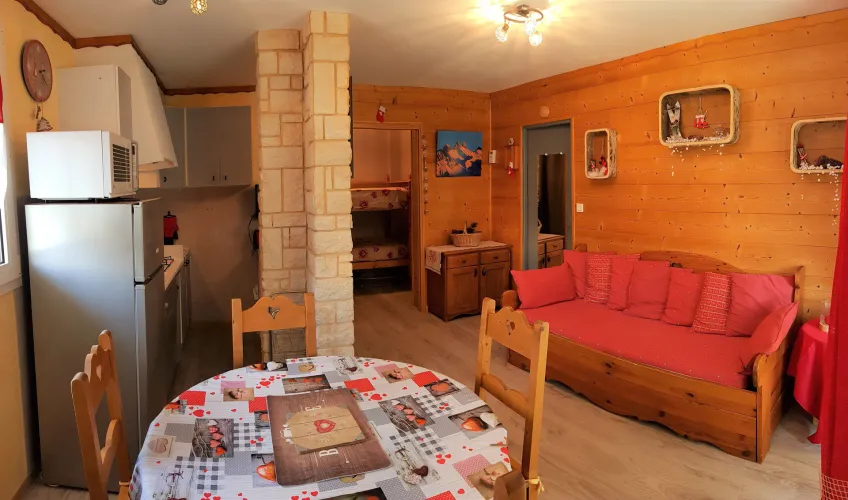 BELLEDONNE_RDC / 2 pièces / 2 pièces cabine / 5 personnes